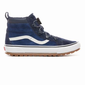 Vans Sk8-Hi MTE Boa - Miesten Korkeavartiset tennarit - Laivastonsininen/Valkoinen